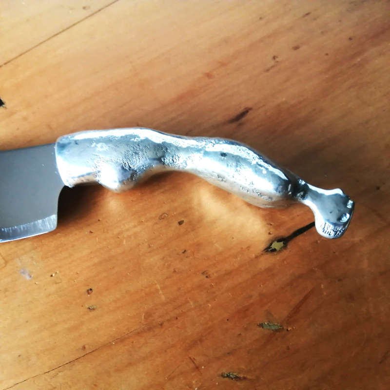 Carrol Boyes Pewter Stainless Steel Herb / Biltong Chopper