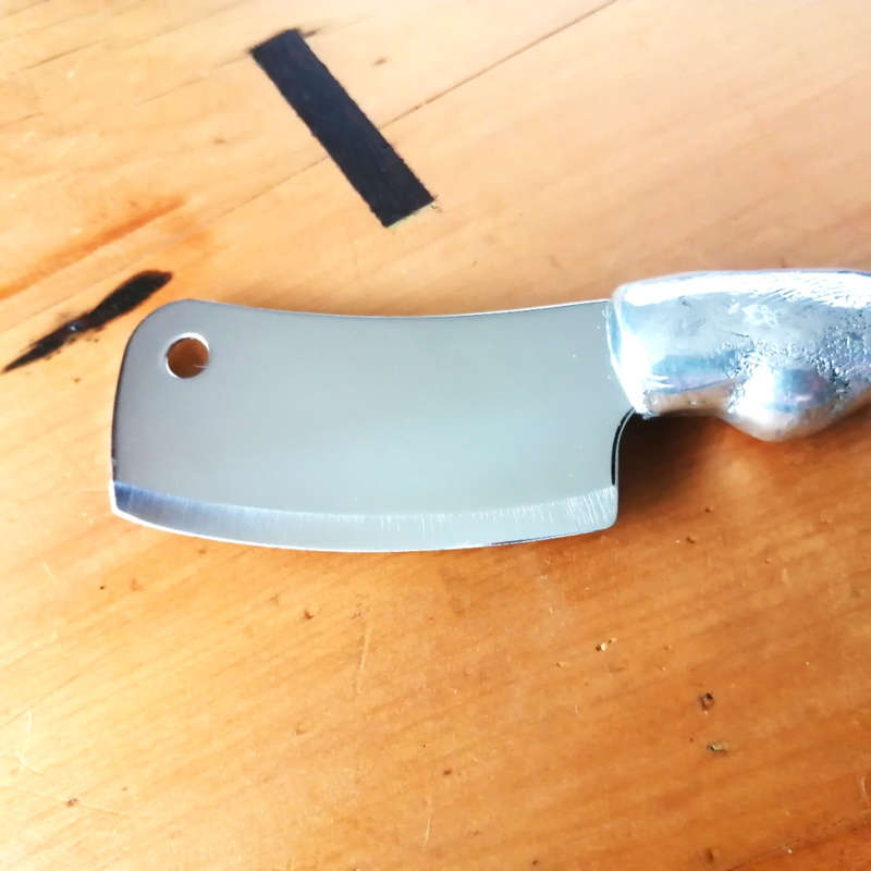 Carrol Boyes Pewter Stainless Steel Herb / Biltong Chopper