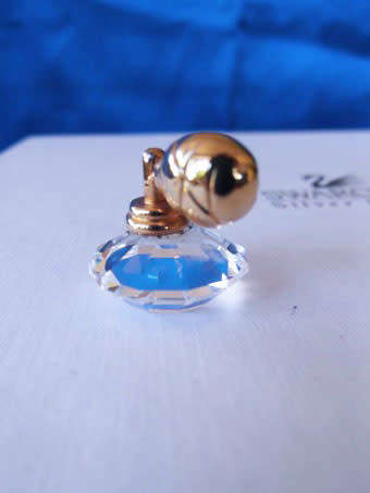 GENUINE Swarovski Crystal Memories ATOMIZER - PERFUME SPRAY 18ct Gold Plated