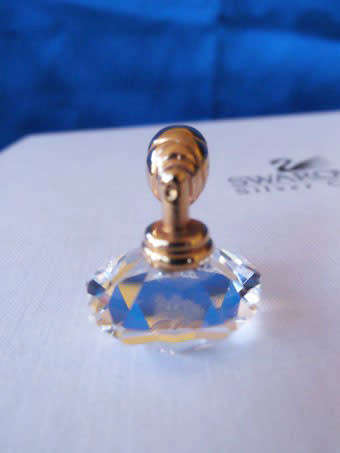 GENUINE Swarovski Crystal Memories ATOMIZER - PERFUME SPRAY 18ct Gold Plated