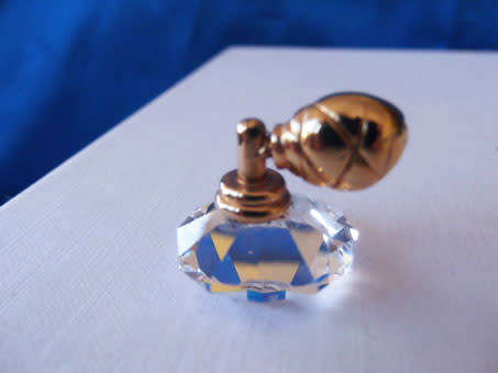 GENUINE Swarovski Crystal Memories ATOMIZER - PERFUME SPRAY 18ct Gold Plated