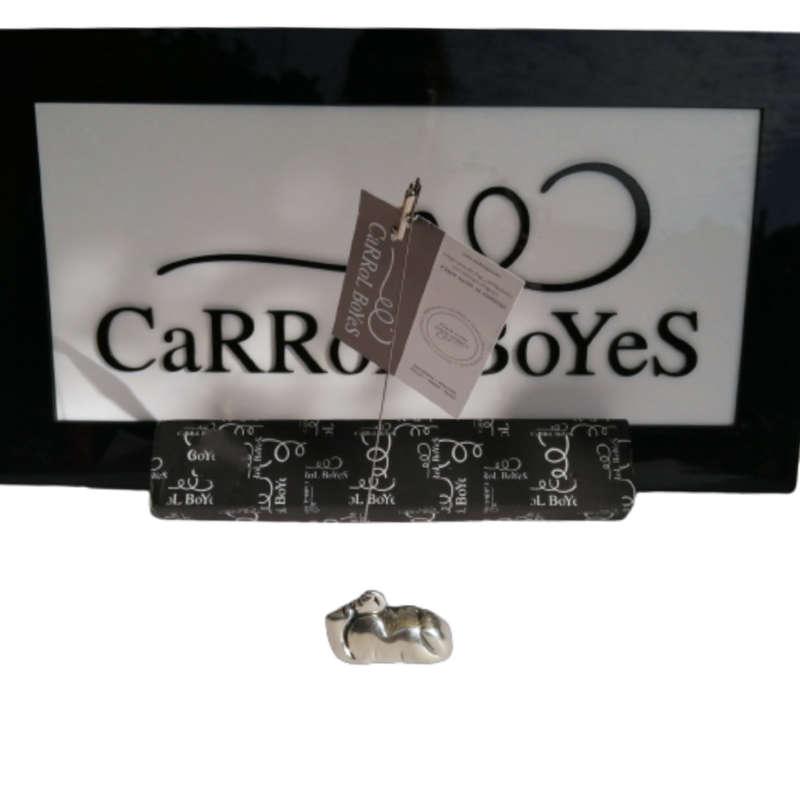 Carrol Boyes  Pewter Man Figure Photo Holder