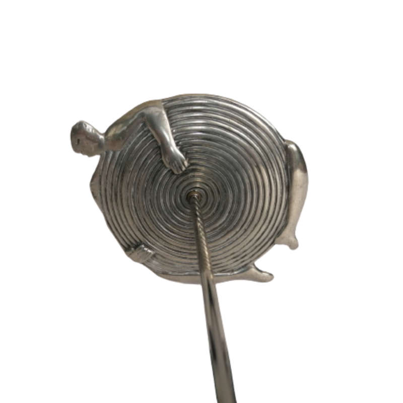 Carrol Boyes  Pewter Coil Man Figure Paper Spike