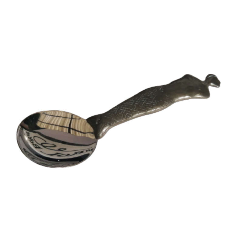 Carrol Boyes Early Pewter Fishtail Large Serving Spoon