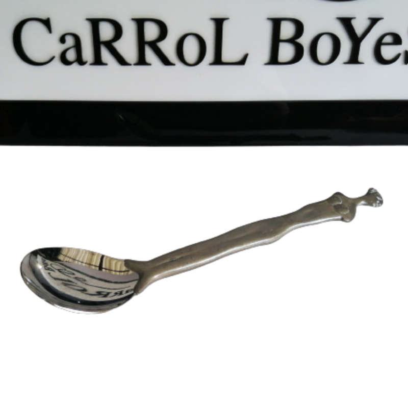 Carrol Boyes Early Pewter Fishtail Large Serving Spoon