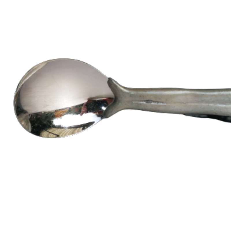 Carrol Boyes Early Pewter Fishtail Large Serving Spoon