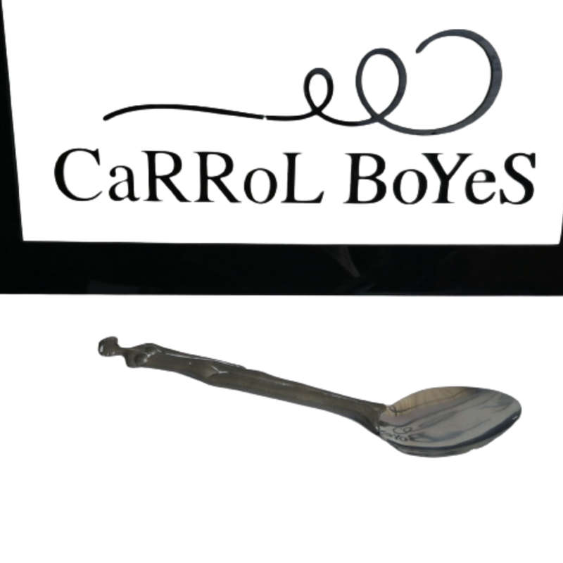 Carrol Boyes Early Pewter Lady Large Serving Spoon