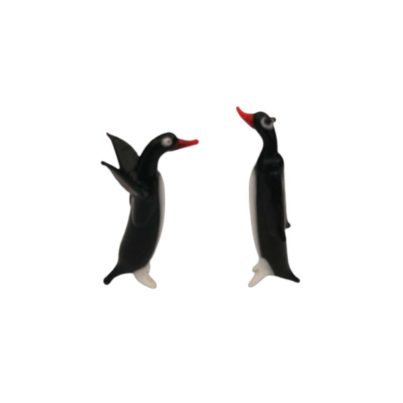 Mid-Century Whimsical Miniature Pair of Penguins
