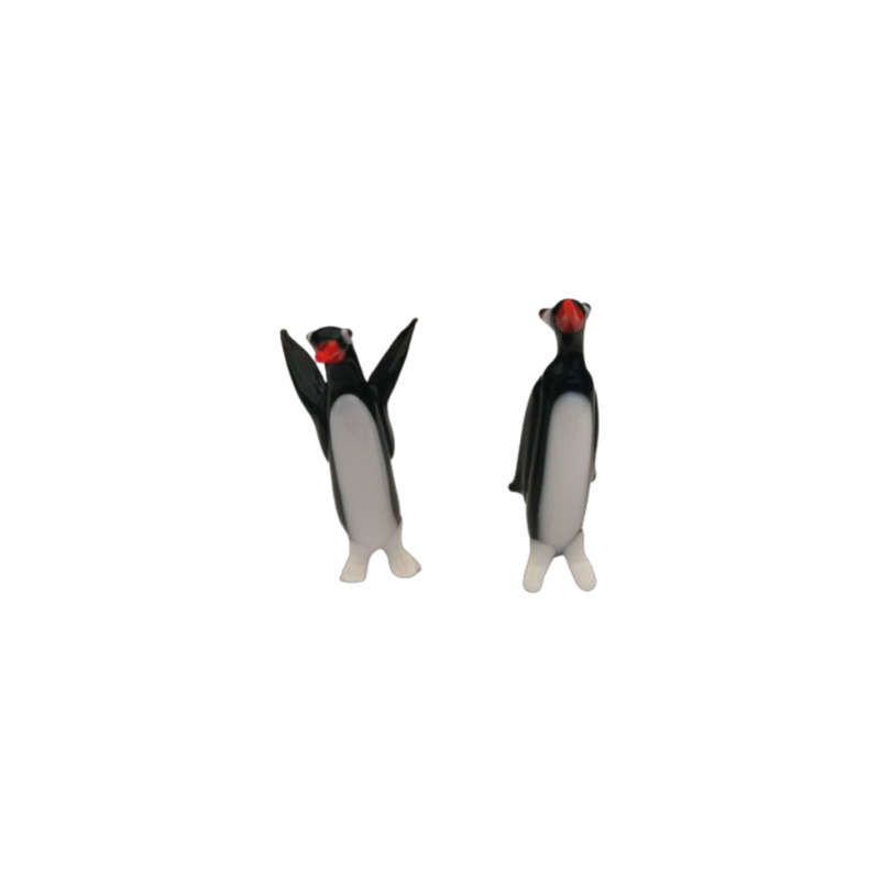 Mid-Century Whimsical Miniature Pair of Penguins