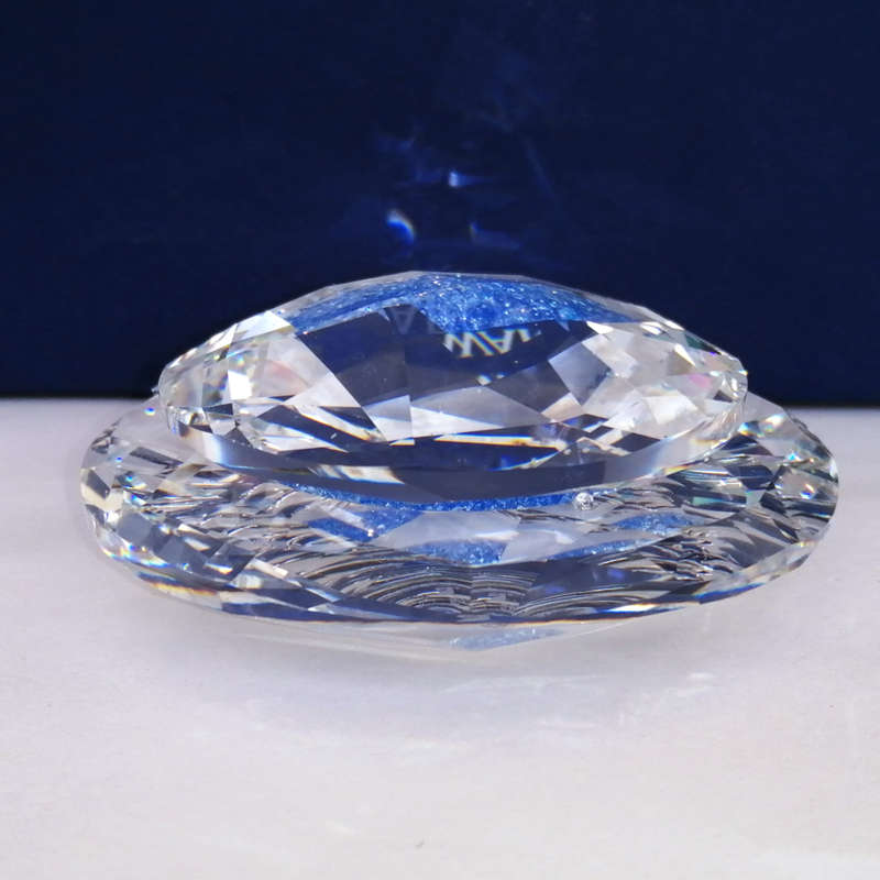 Swarovski Crystal Stunning Paperweight with Blue Crystals