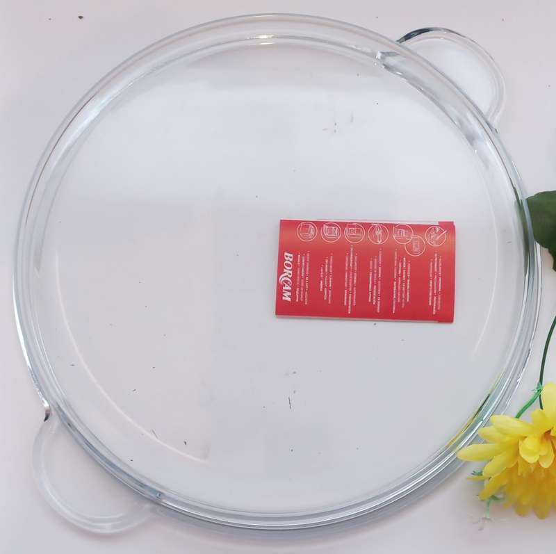 Borcam, Good Quality Round Glass Baking Dish, - NEW !-
