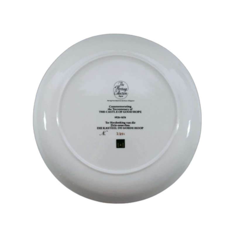The Heritage Collection Tercentenary Of The Castle Of Good Hope Plate