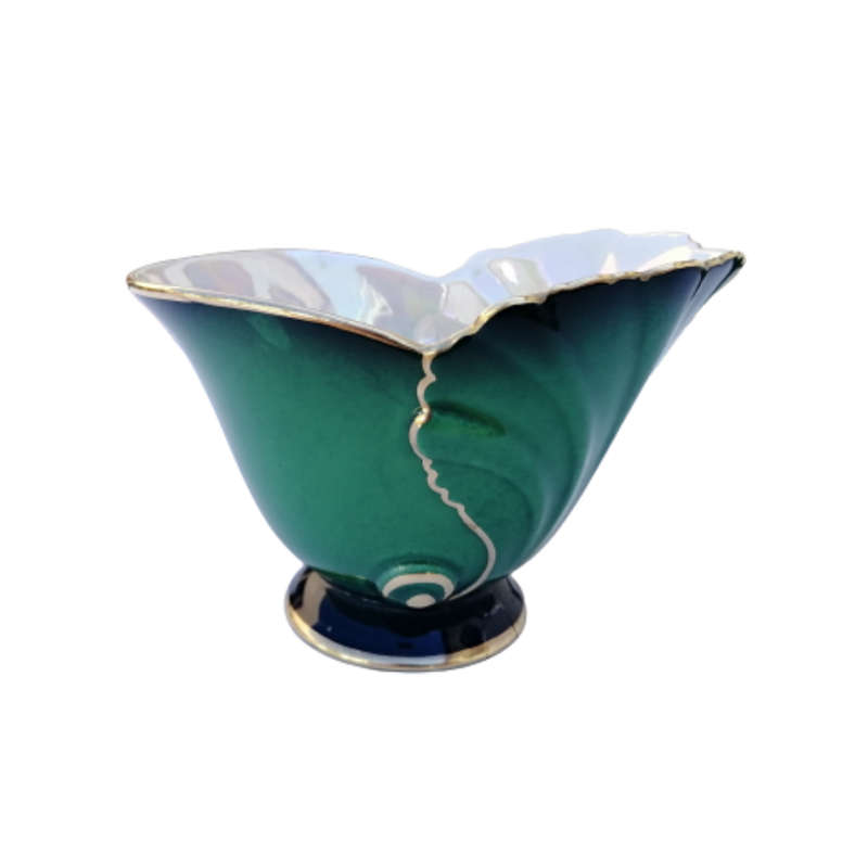 Carlton Wear Bert Royale Green Bowl Dish