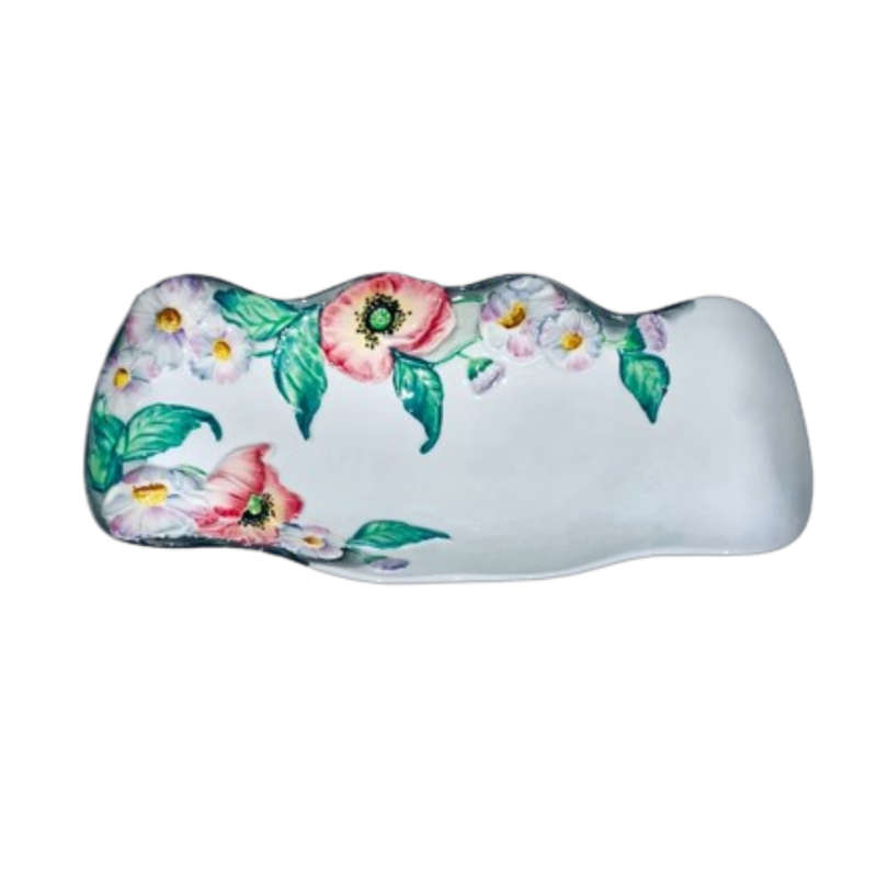 Carlton Wear Australia Poppies & Daisies oval shape bowl