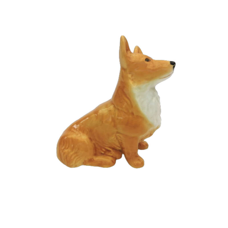 Sylvac Dog Corgi 3128 England Vintage Figurine