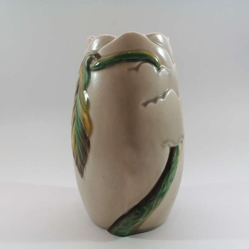 Clarice Cliff Art Deco Hand Painted Chestnut Vase
