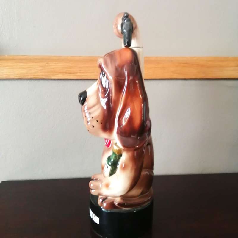 Large Vintage Character Drunk Dog Decaner