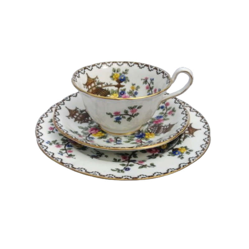 Aynsley Vintage Pagoda Design Trio