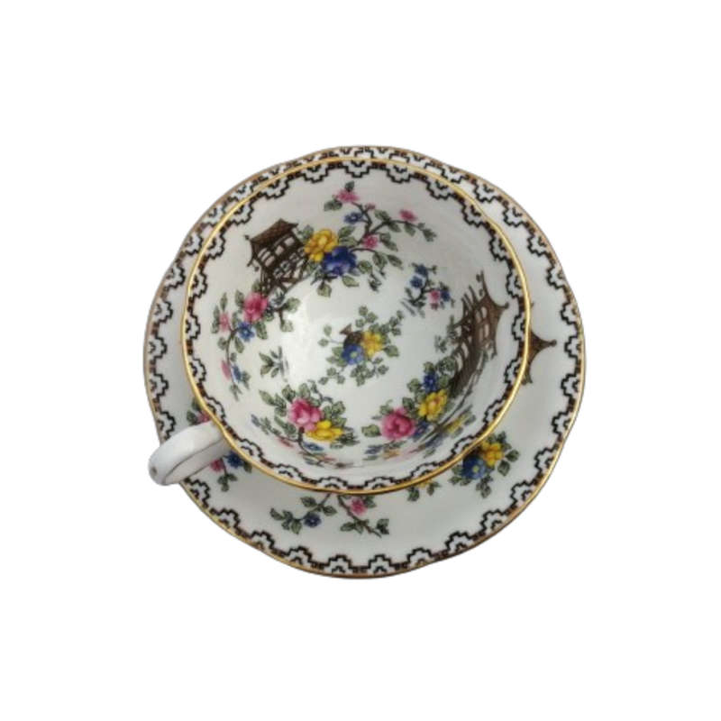 Aynsley Vintage Pagoda Design Trio