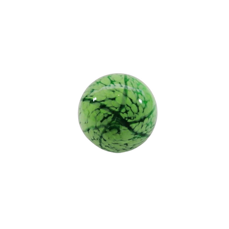 Green Art Glass Large Pumpkin Lifelike
