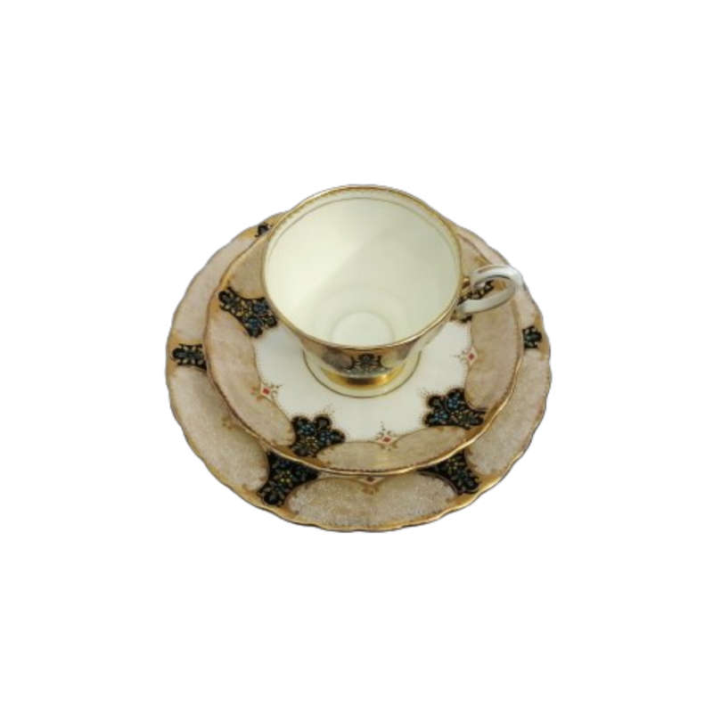 Plant Tuscan Trio Art Deco Black with Gold Accents
