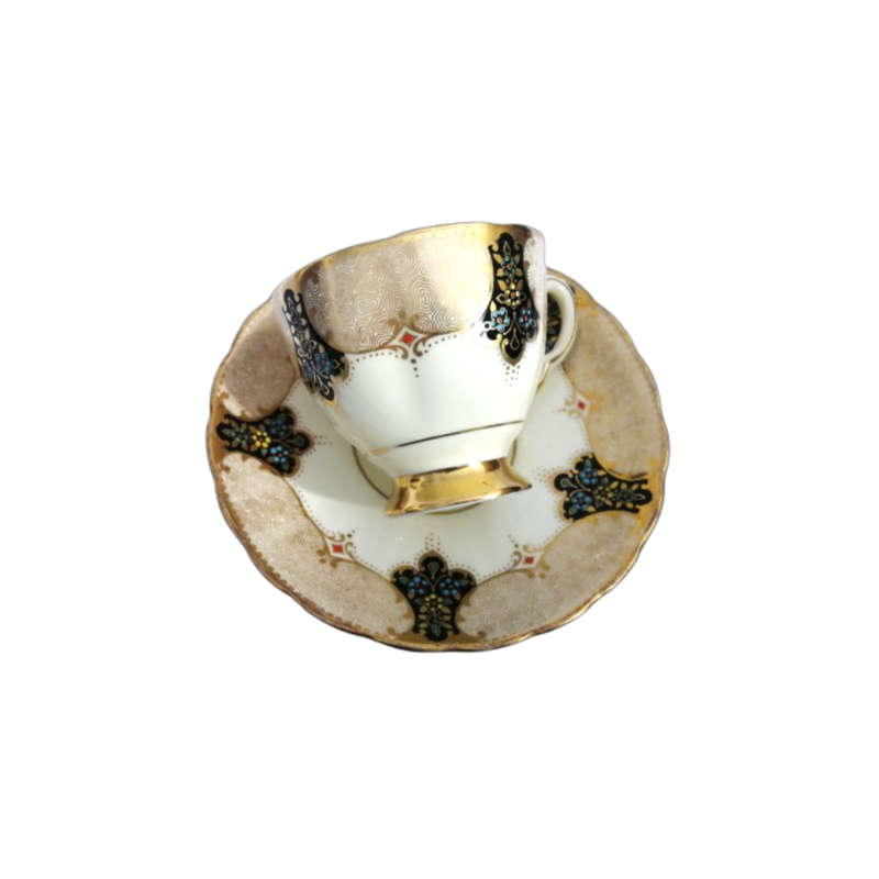 Plant Tuscan Trio Art Deco Black with Gold Accents
