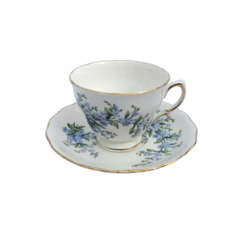 Royal Vale Blue Flower Duo