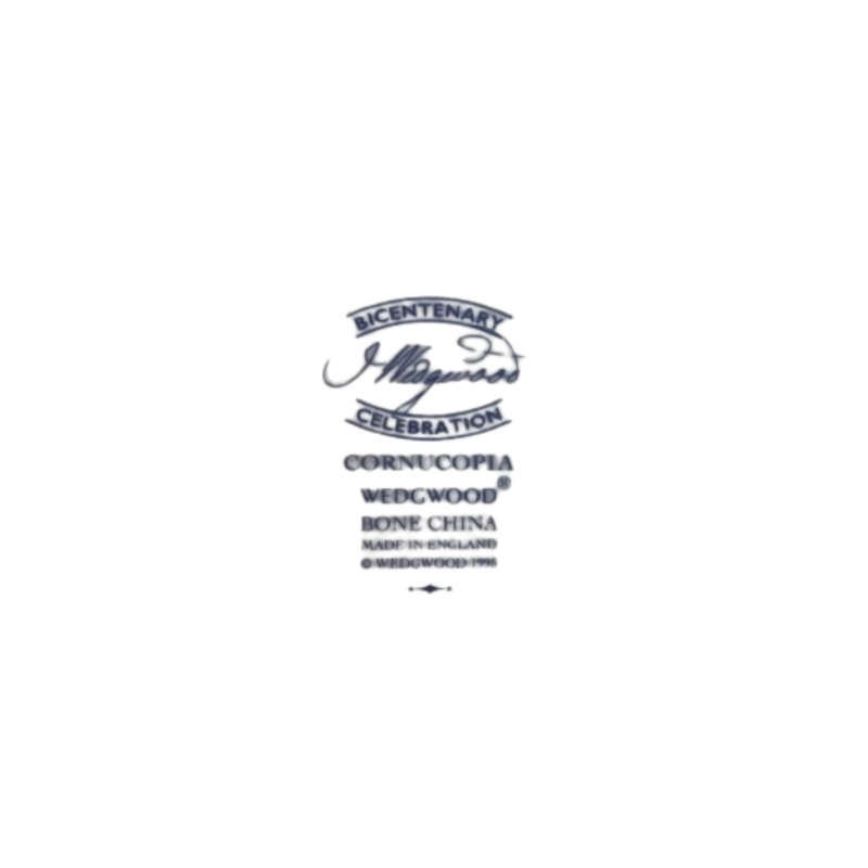 Wedgewood Cornucopia Rectangle Dish Bi Centenary Celebration Edition