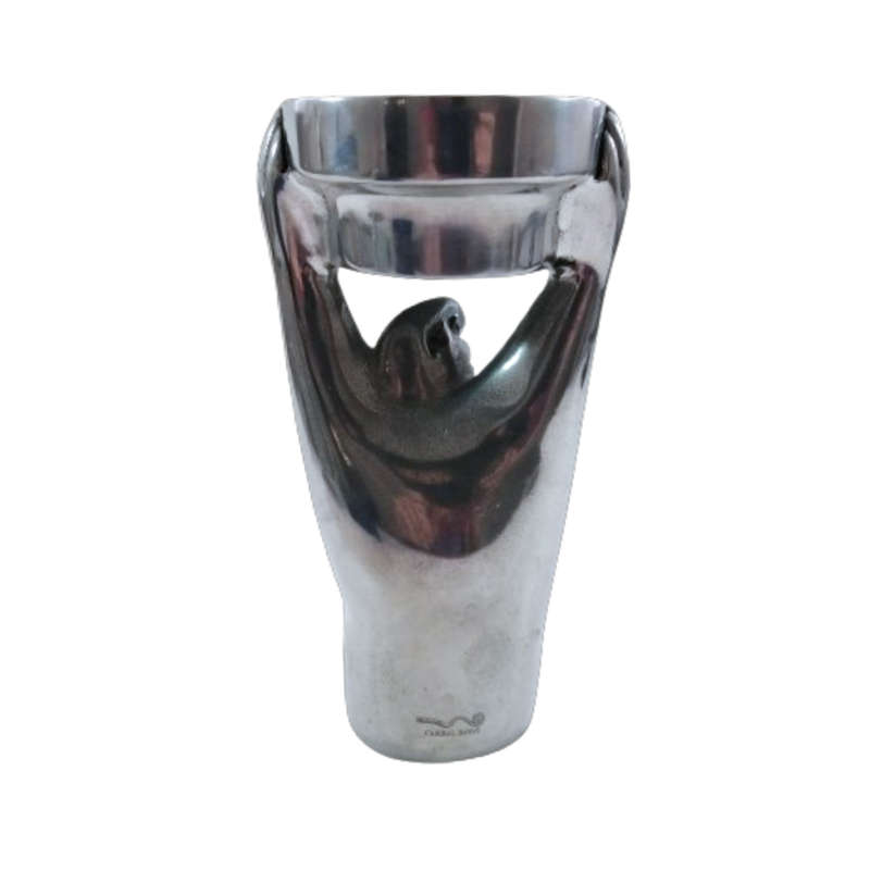 Carrol Boyes Functional Art Pewter Chunky Candle Stand