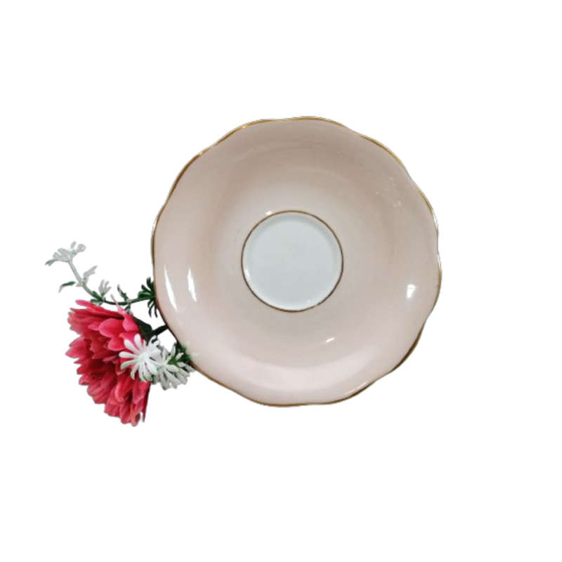 Royal Standard Peach Saucer Fine Bone China England