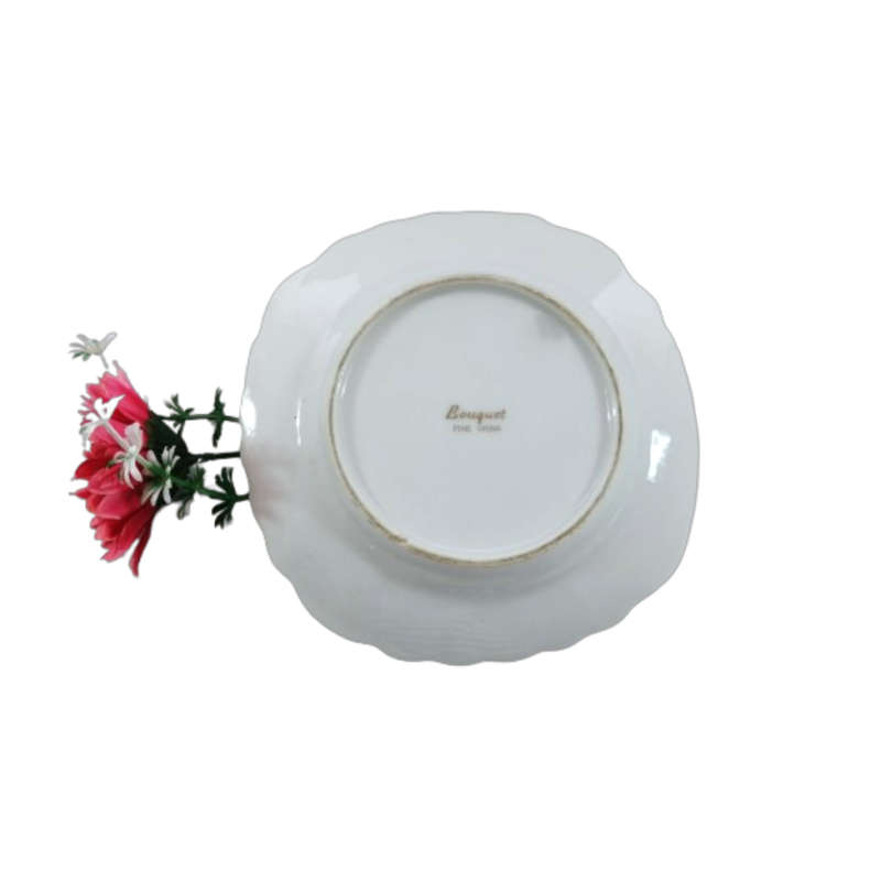 Bouquet China Green Plate Fine Bone China England