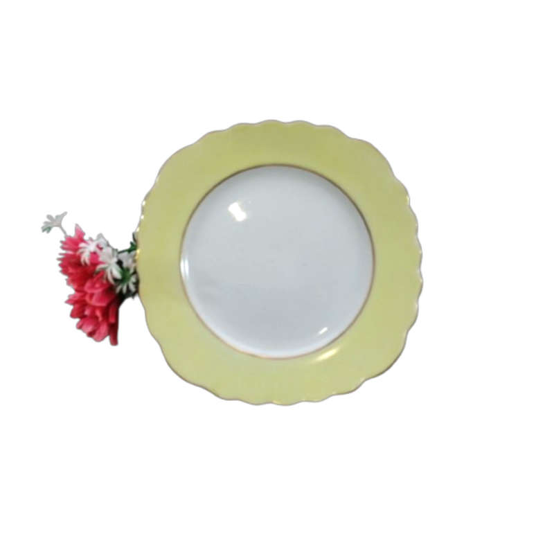 Bouquet China Yellow Plate Fine Bone China England