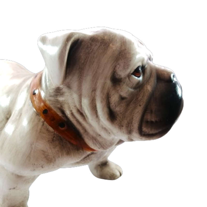 X-Large Faiarte Ceramic Figurine of an English Bulldog