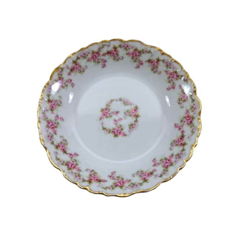 Limoges Elite Bridal Rose Bone China Dish