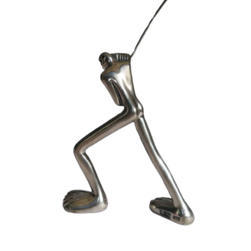 Carrol Boyes Functional Art Pewter Large Photo Holder Man
