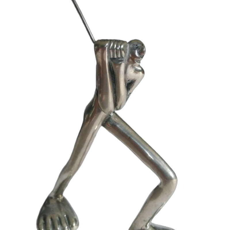 Carrol Boyes Functional Art Pewter Large Photo Holder Man