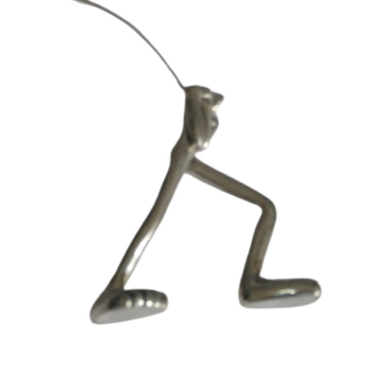 Carrol Boyes Functional Art Pewter Large Photo Holder Man