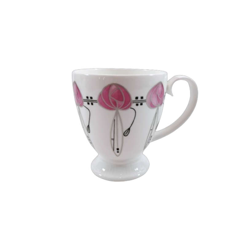 Hudson & Middleton Fine Bone China Stacking Tea for 1 Set Scottish Rose
