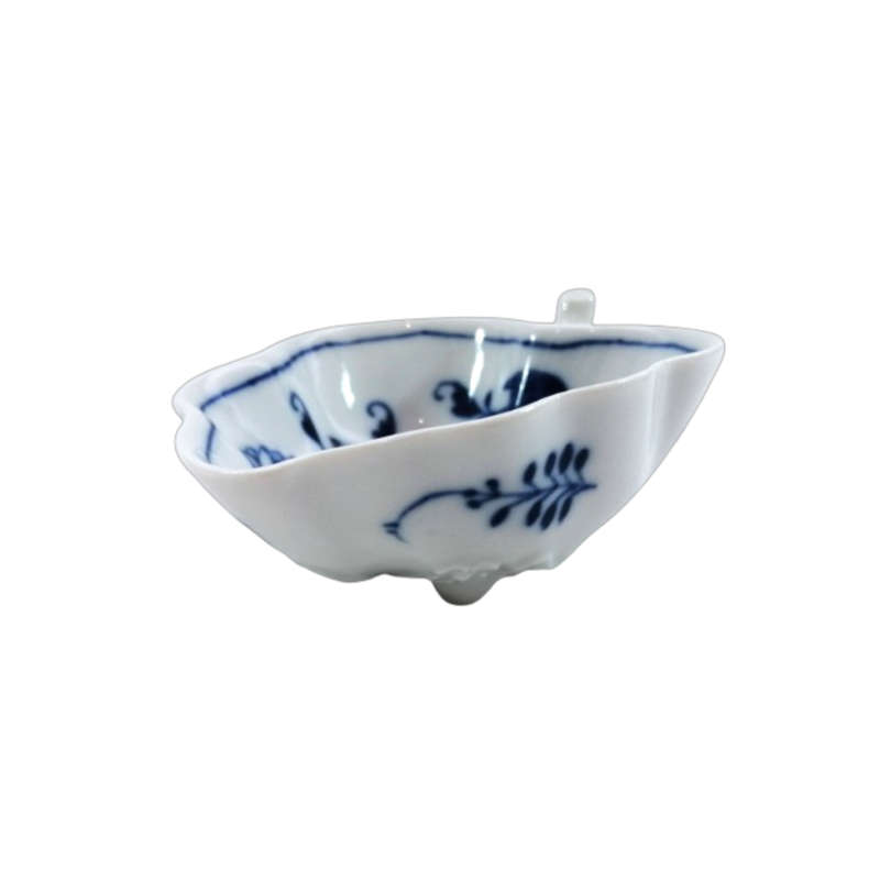 Meissen Porcelain Leaf Shaped Pickle Dish Porzellan Schale Sorbet