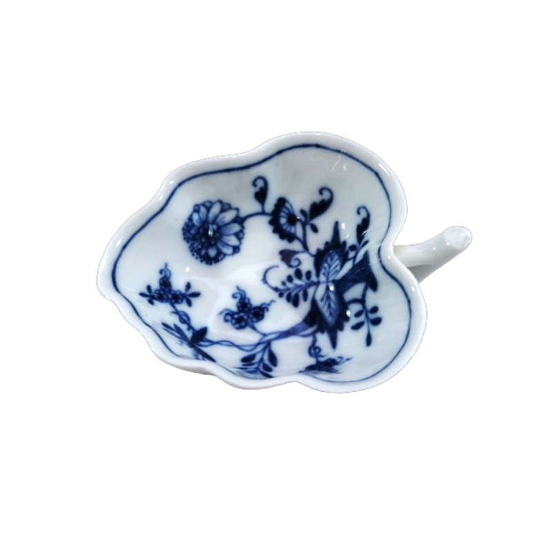 Meissen Porcelain Leaf Shaped Pickle Dish Porzellan Schale Sorbet