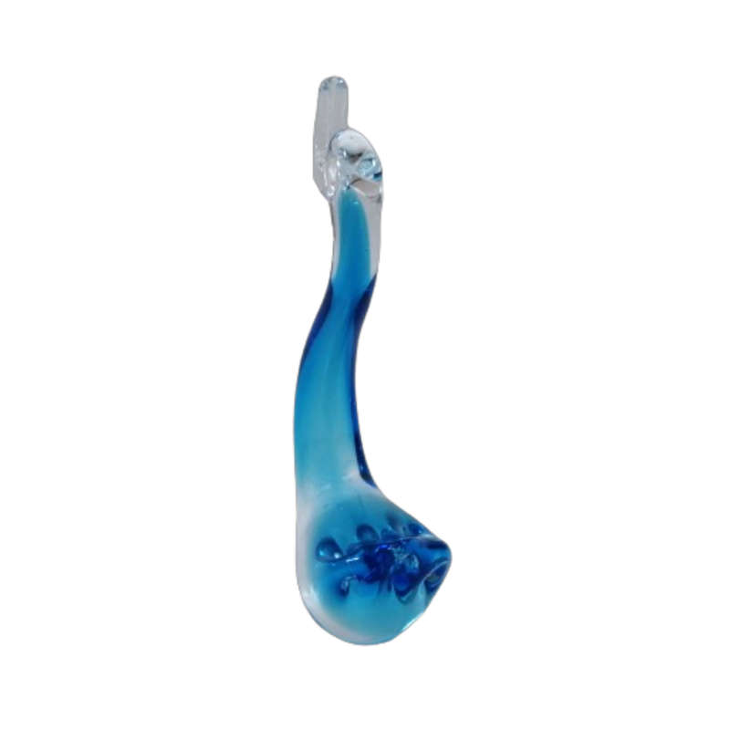 Murano  Sommerso Art Glass Beautiful Large Duck Swan