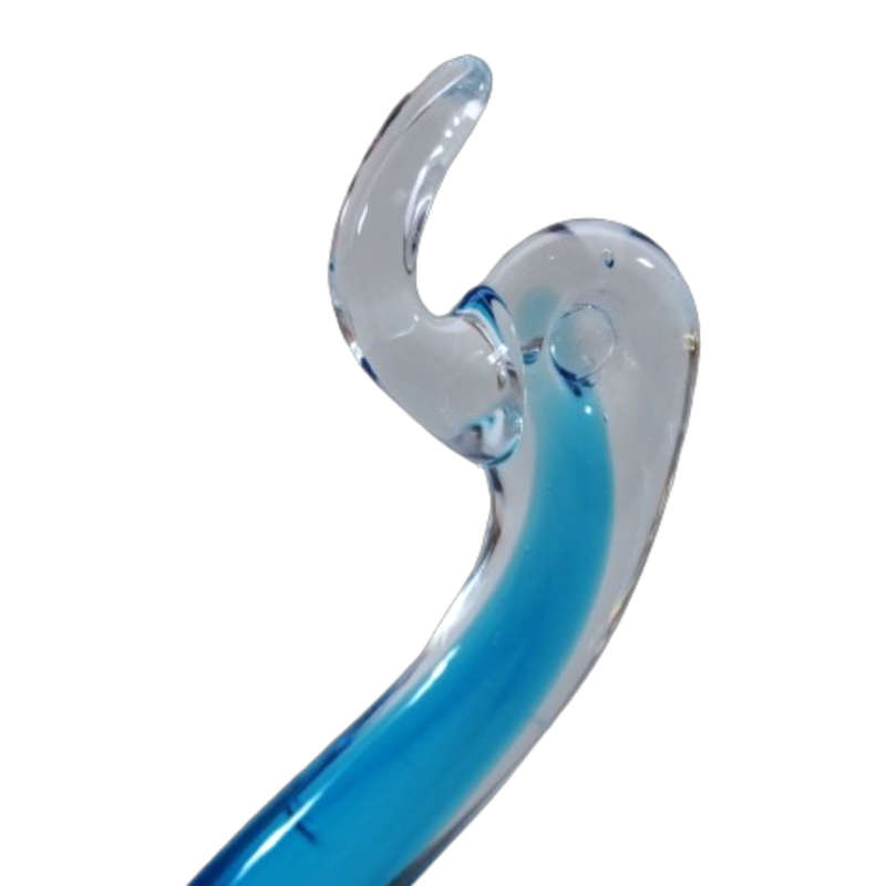 Murano  Sommerso Art Glass Beautiful Large Duck Swan