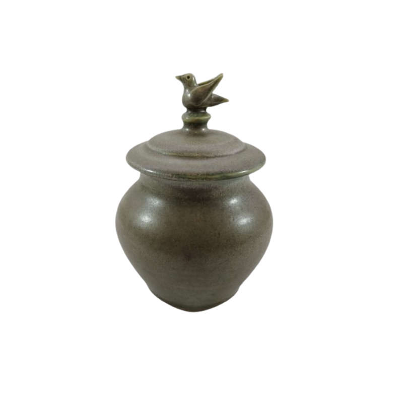 Green Glazed pottery Hand Made Tea Pot Milk Jug and Sugar Bowl