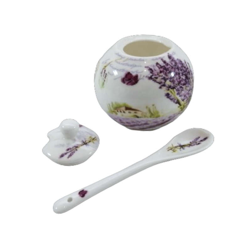 Dora Papis Fine Bone China Easy Life Lavender  Tea Set