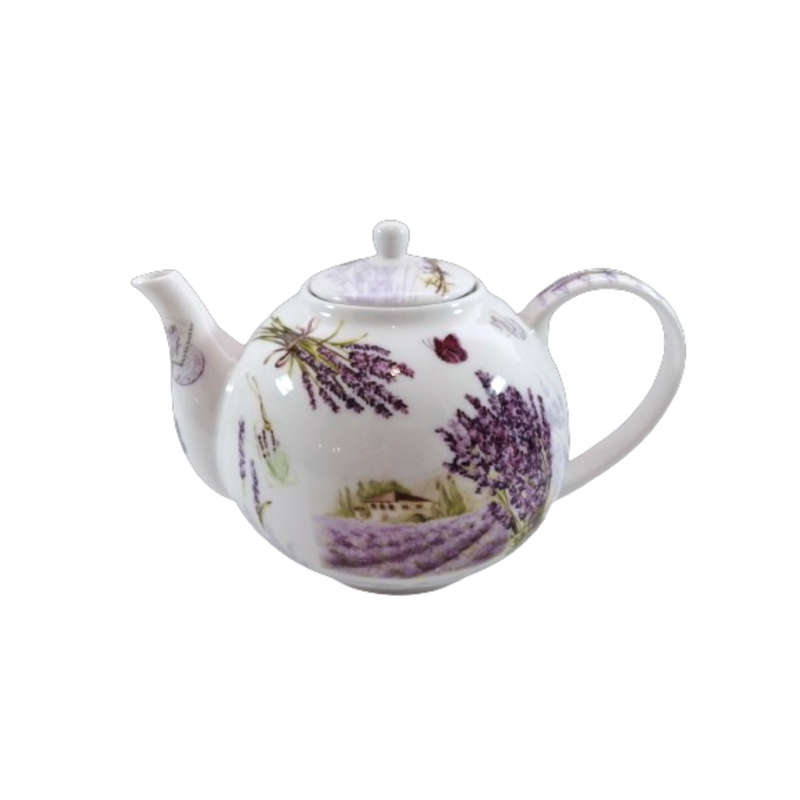 Dora Papis Fine Bone China Easy Life Lavender  Tea Set