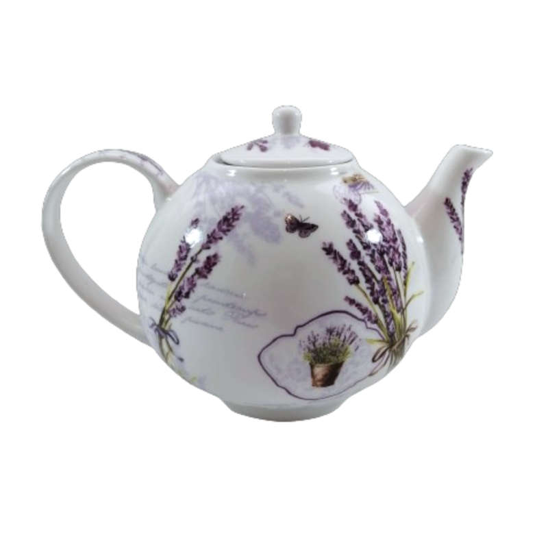 Dora Papis Fine Bone China Easy Life Lavender  Tea Set