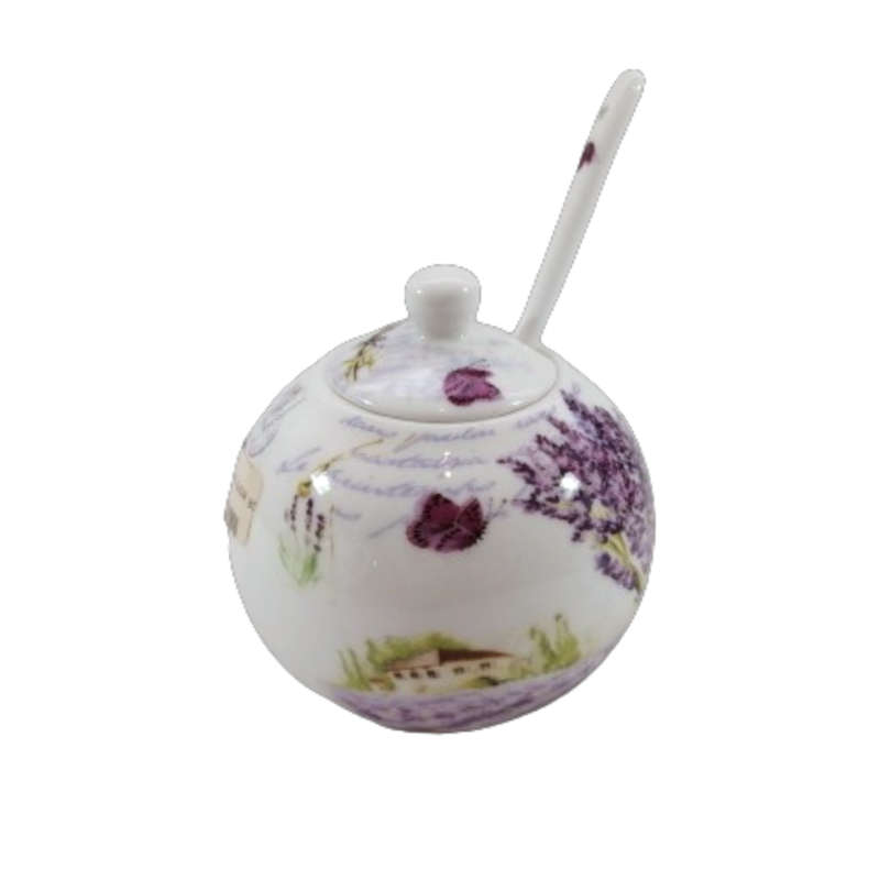 Dora Papis Fine Bone China Easy Life Lavender  Tea Set