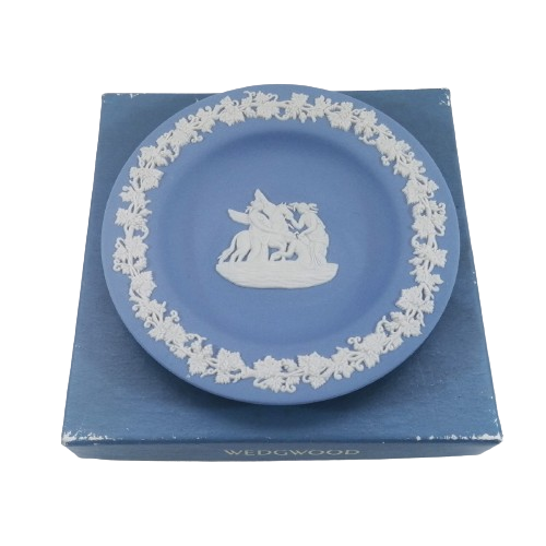 Wedgwood Blue Jasper Round Dish