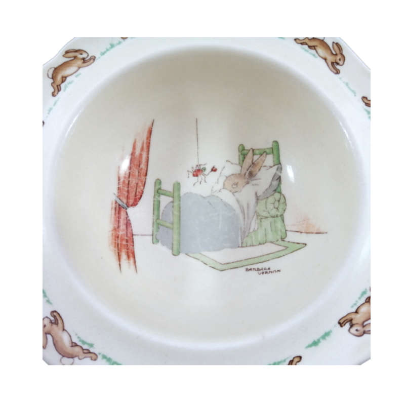Royal Doulton Early Signed Bunnykins Bowl
