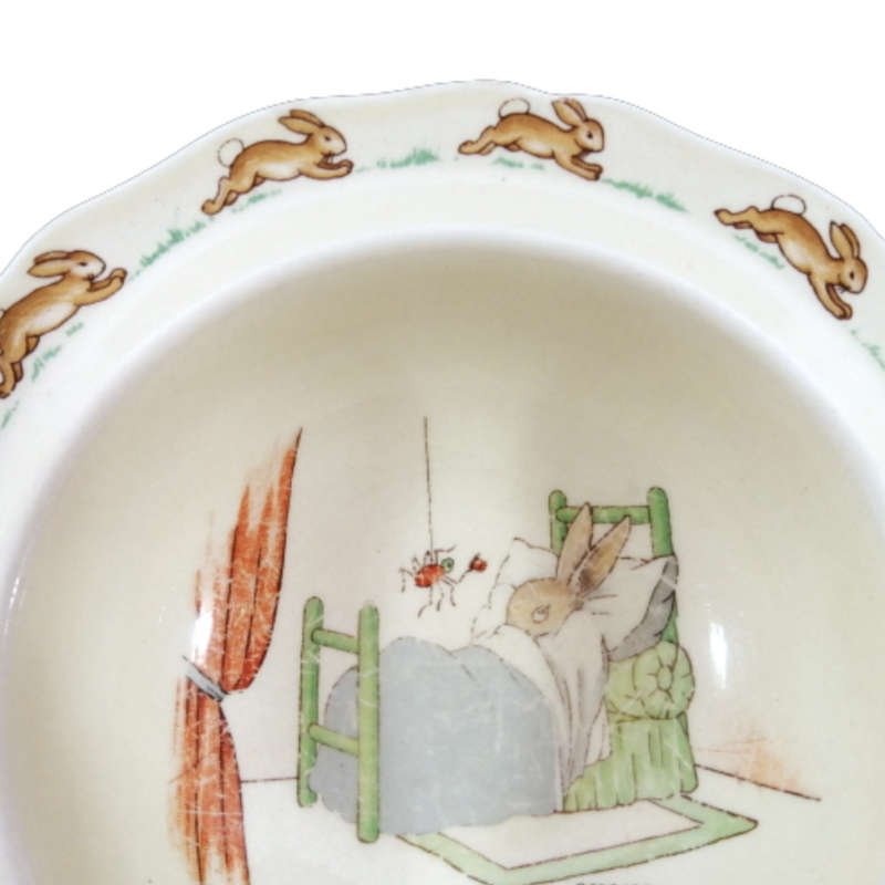 Royal Doulton Early Signed Bunnykins Bowl